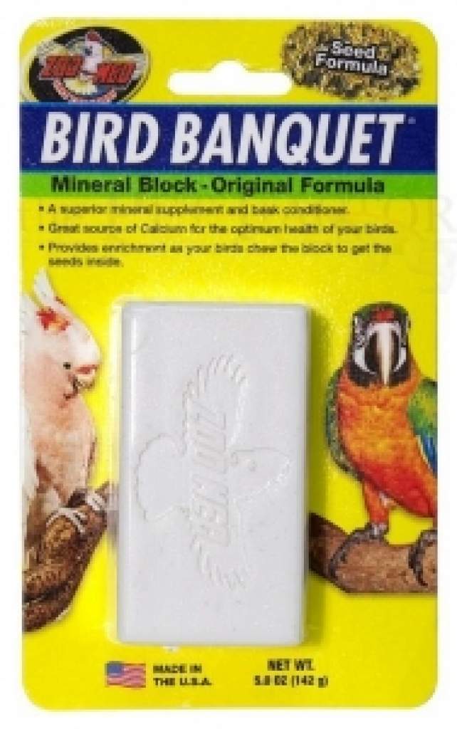 Zoo Med Bird Banquet Mineralblock - Ernährung & Schnabelpflege